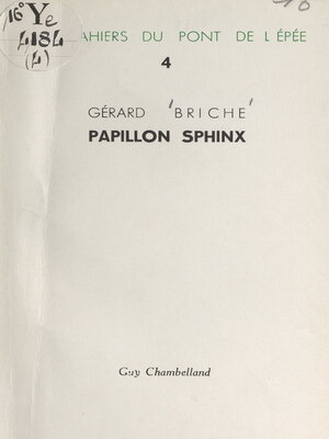 cover image of Papillon sphinx